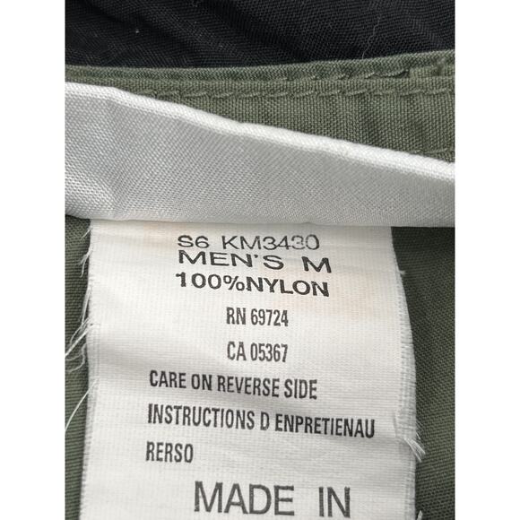 Vtg Columbia Jacket Mens M Green Anorak Pullover Windbreaker Hooded - Picture 7 of 9